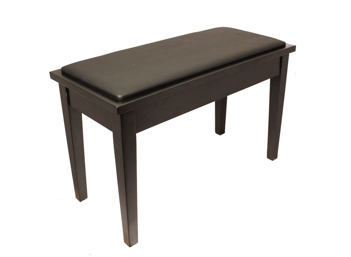 Yamaha Upholstered Piano Bench with Wood Trim and Storage Compartment