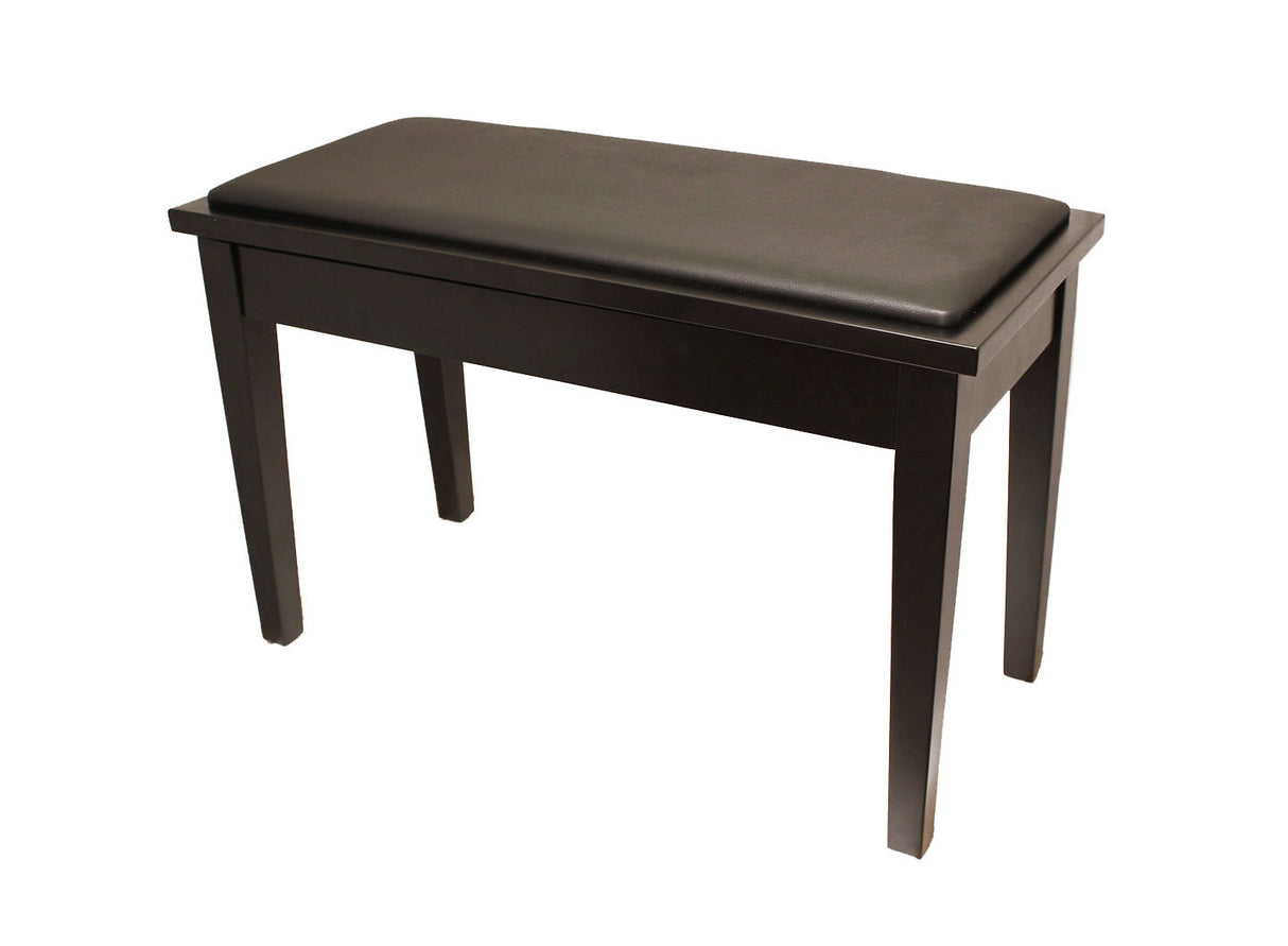 Yamaha Upholstered Piano Bench with Wood Trim and Storage Compartment