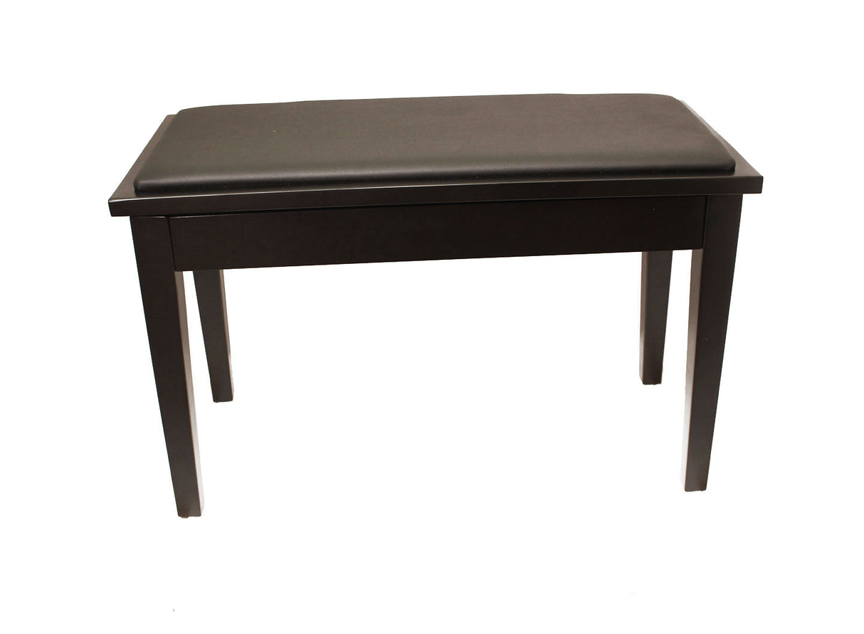 Yamaha Upholstered Piano Bench with Wood Trim and Storage Compartment