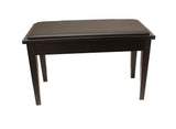 Yamaha Upholstered Piano Bench with Wood Trim and Storage Compartment