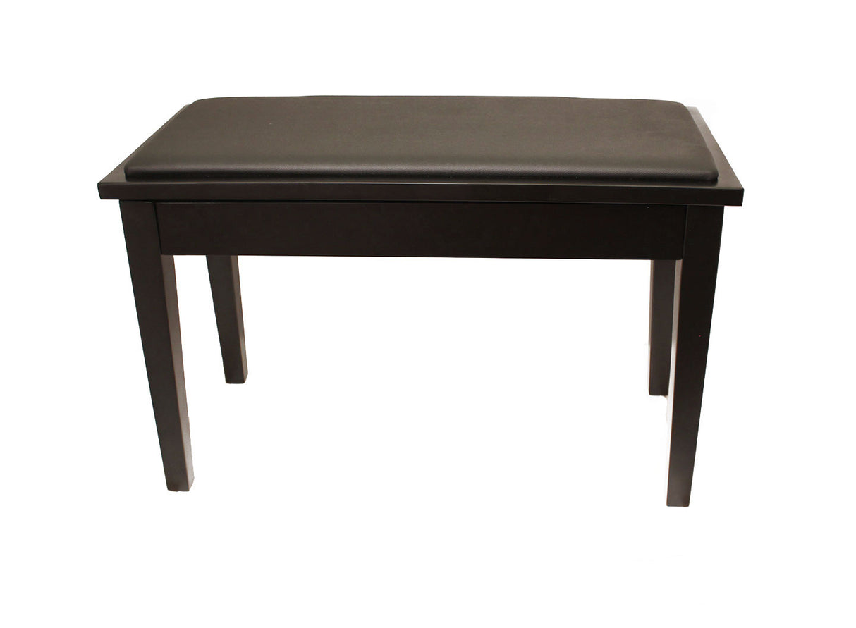 Yamaha Upholstered Piano Bench with Wood Trim and Storage Compartment