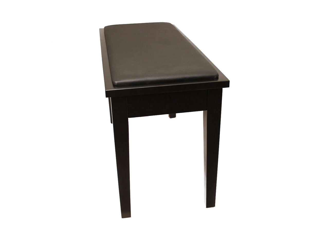 Yamaha Upholstered Piano Bench with Wood Trim and Storage Compartment