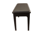Yamaha Upholstered Piano Bench with Wood Trim and Storage Compartment