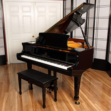 Load image into Gallery viewer, yamaha grand piano bench ebony high gloss black polish