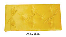 Load image into Gallery viewer, yellow piano bench cushion gold